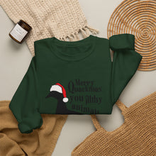 Load image into Gallery viewer, Merry Quackmas You Filthy Animal Christmas Duck Sweatshirt

