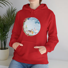 Load image into Gallery viewer, Vintage Winter Ducks Hooded Sweatshirt
