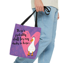 Load image into Gallery viewer, For My Ducks Tote Bag
