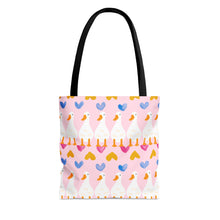 Load image into Gallery viewer, Duck Love Tote Bag
