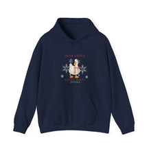 Load image into Gallery viewer, Dear Santa Hooded Sweatshirt
