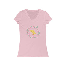 Load image into Gallery viewer, Shy Spring Duckling V-Neck Tee
