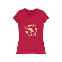 Load image into Gallery viewer, Shy Spring Duckling V-Neck Tee
